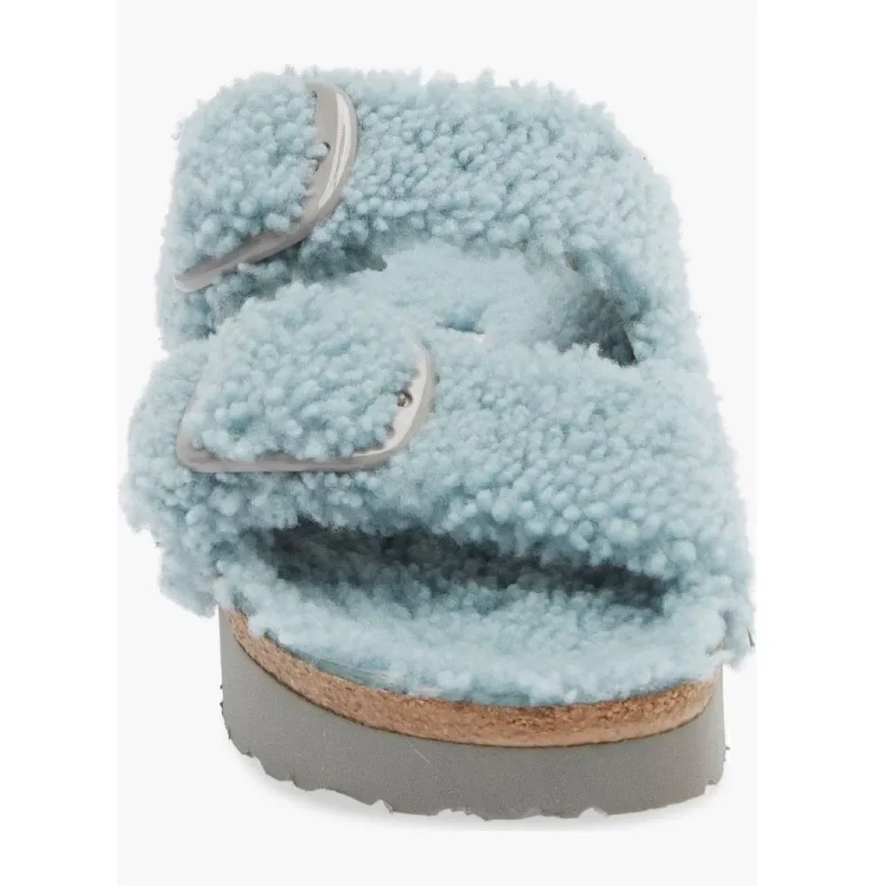 Birkenstock | Arizona Big Buckle Shearling Slide Sandals